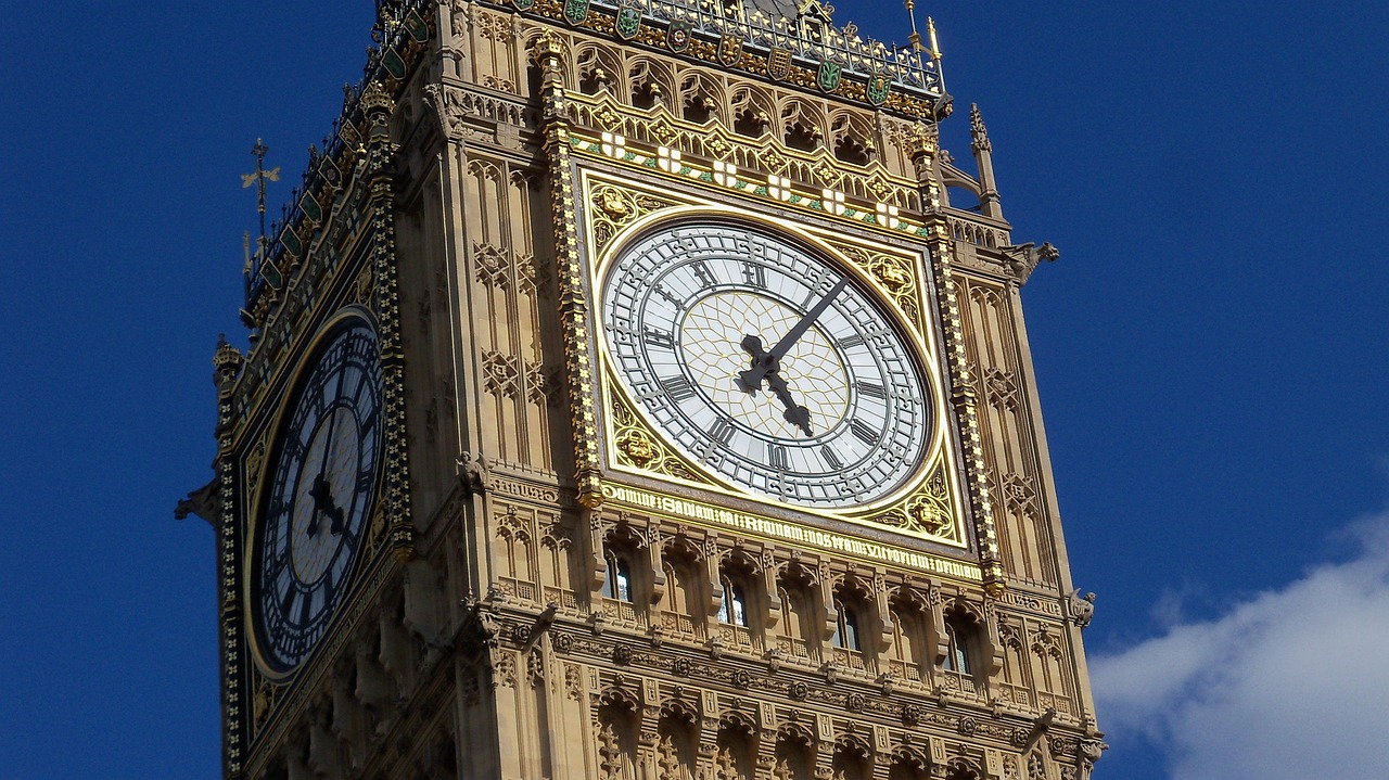 Big Ben and the Houses of Parliament in London, the heart of England and its long parliamentary tradition