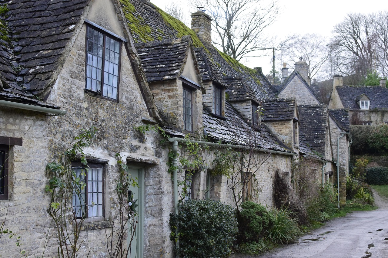 A traditional English village of stone cottages, an enduring image of rural England