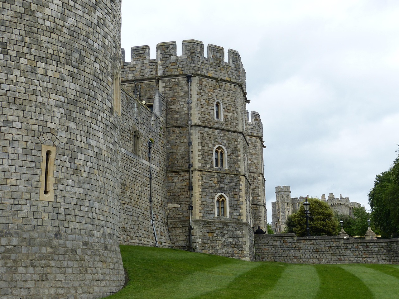 Windsor Castle, a royal residence reflecting England's long monarchy