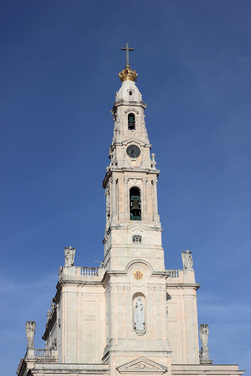 The vast esplanade of the Fatima sanctuary