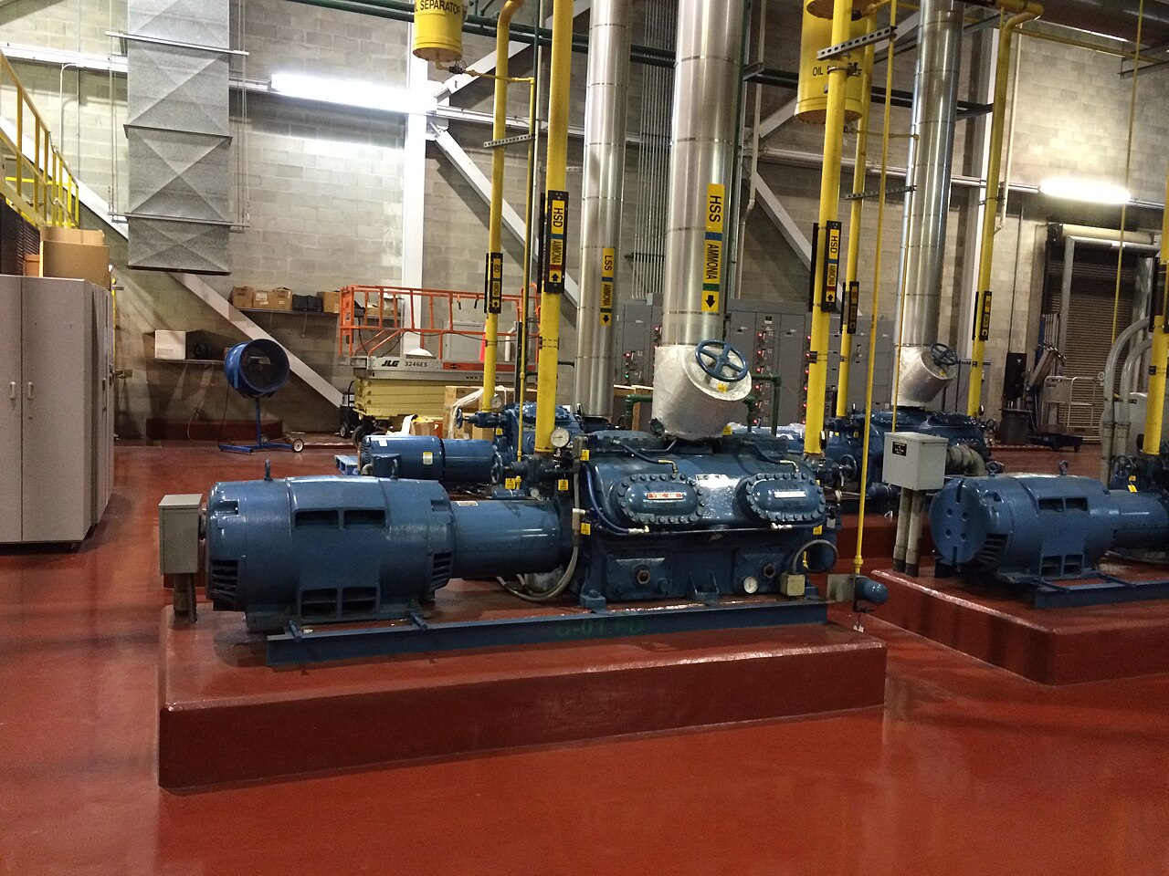A compressor, the pump at the heart of refrigeration