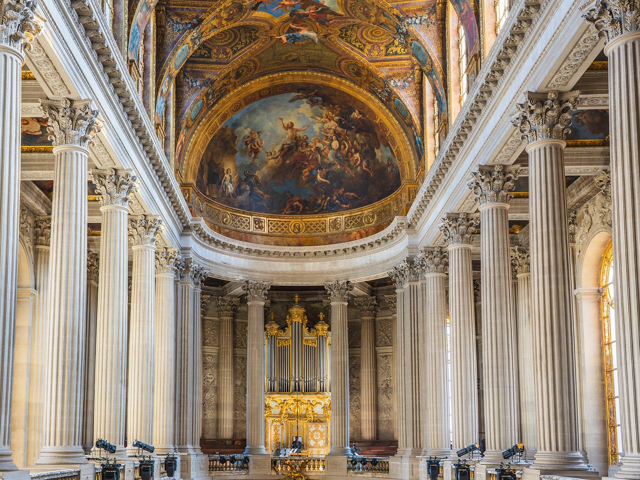 The Palace of Versailles, monument to the absolute monarchy of the French kings