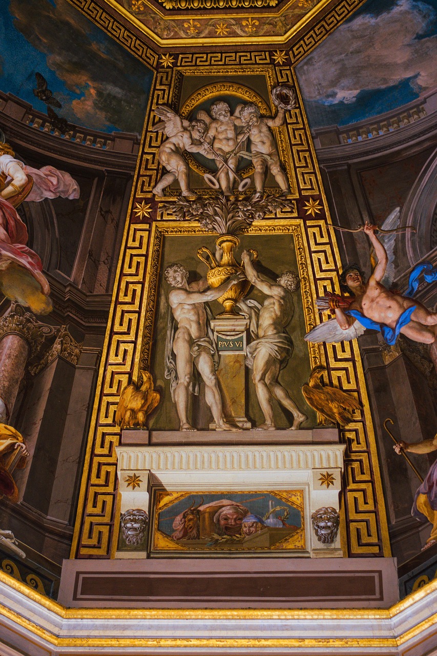 Renaissance fresco detail