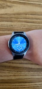 A Samsung Galaxy Watch