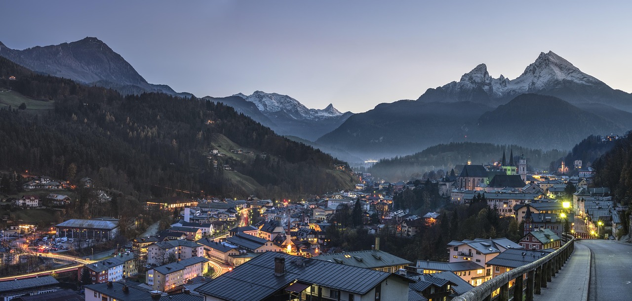 The Bavarian Alps near Berchtesgaden in southern Germany