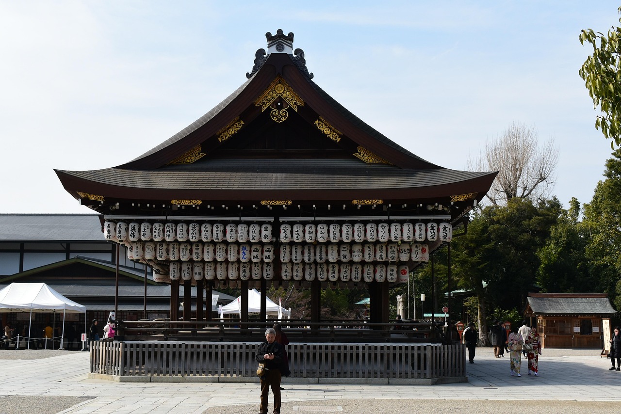 Traditional streets of the Gion district in Kyoto