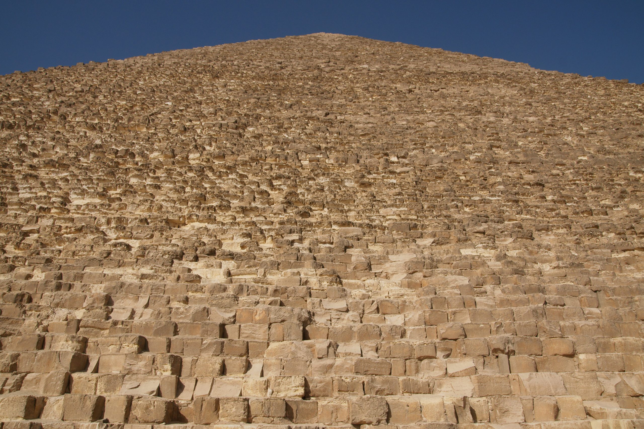 The Pyramid of Cheops from the side