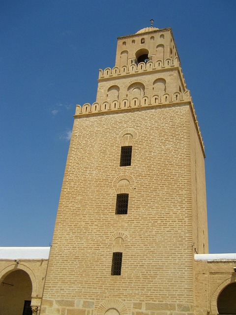 The Great Mosque of Kairouan in Tunisia