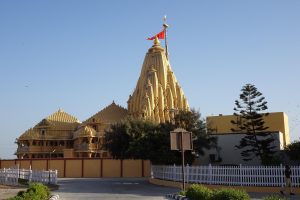 An ornately carved temple in Gujarat, a region of rich religious architecture