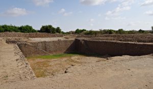 The ruins of Dholavira, a great city of the ancient Indus Valley civilization in Gujarat