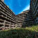 Gunkanjima (Hashima Island) abandoned mining island off Nagasaki, Japan