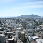 Hakodate city and bay