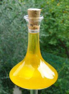 A bottle of olive oil