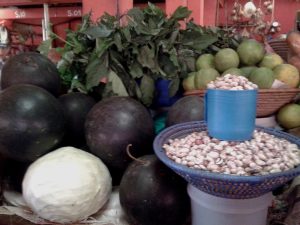 A basket full of fresh vegetables