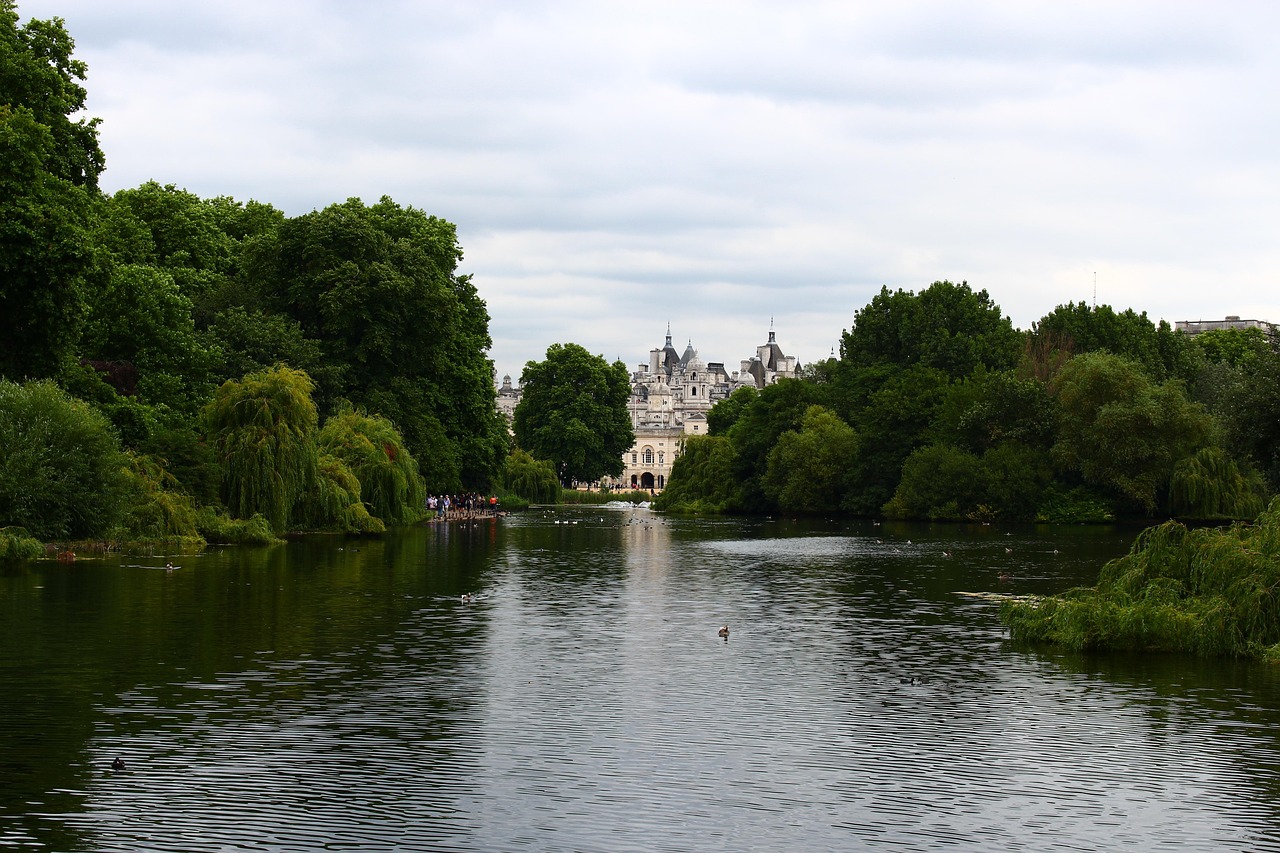 The Serpentine lake in Hyde Park