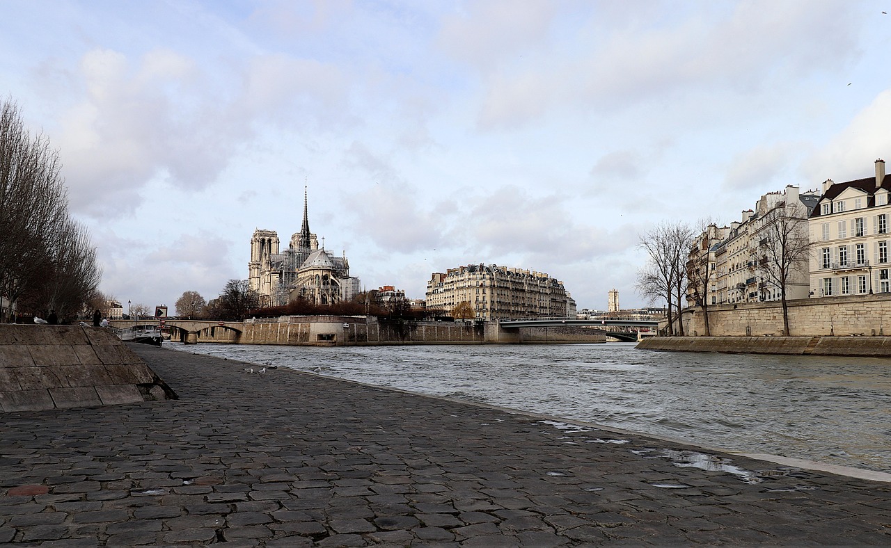 The Ile Saint-Louis on the Seine