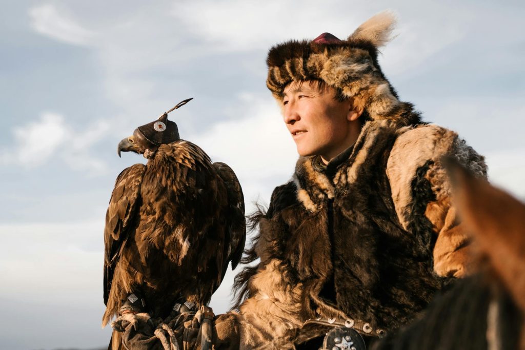 Images of 13-year-old Kazakh Eagle Hunter Birgen