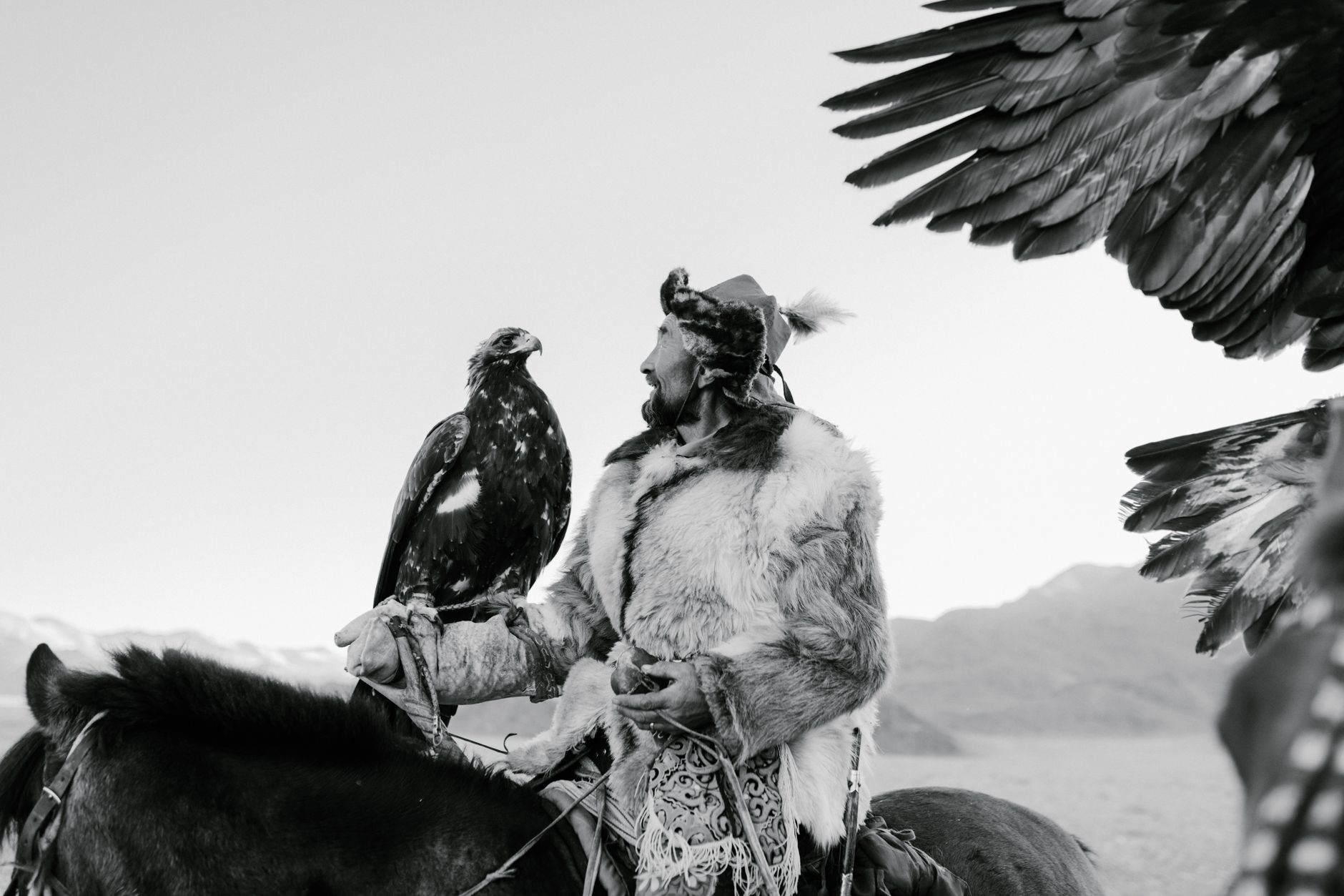 Images of 13-year-old Kazakh Eagle Hunter Birgen