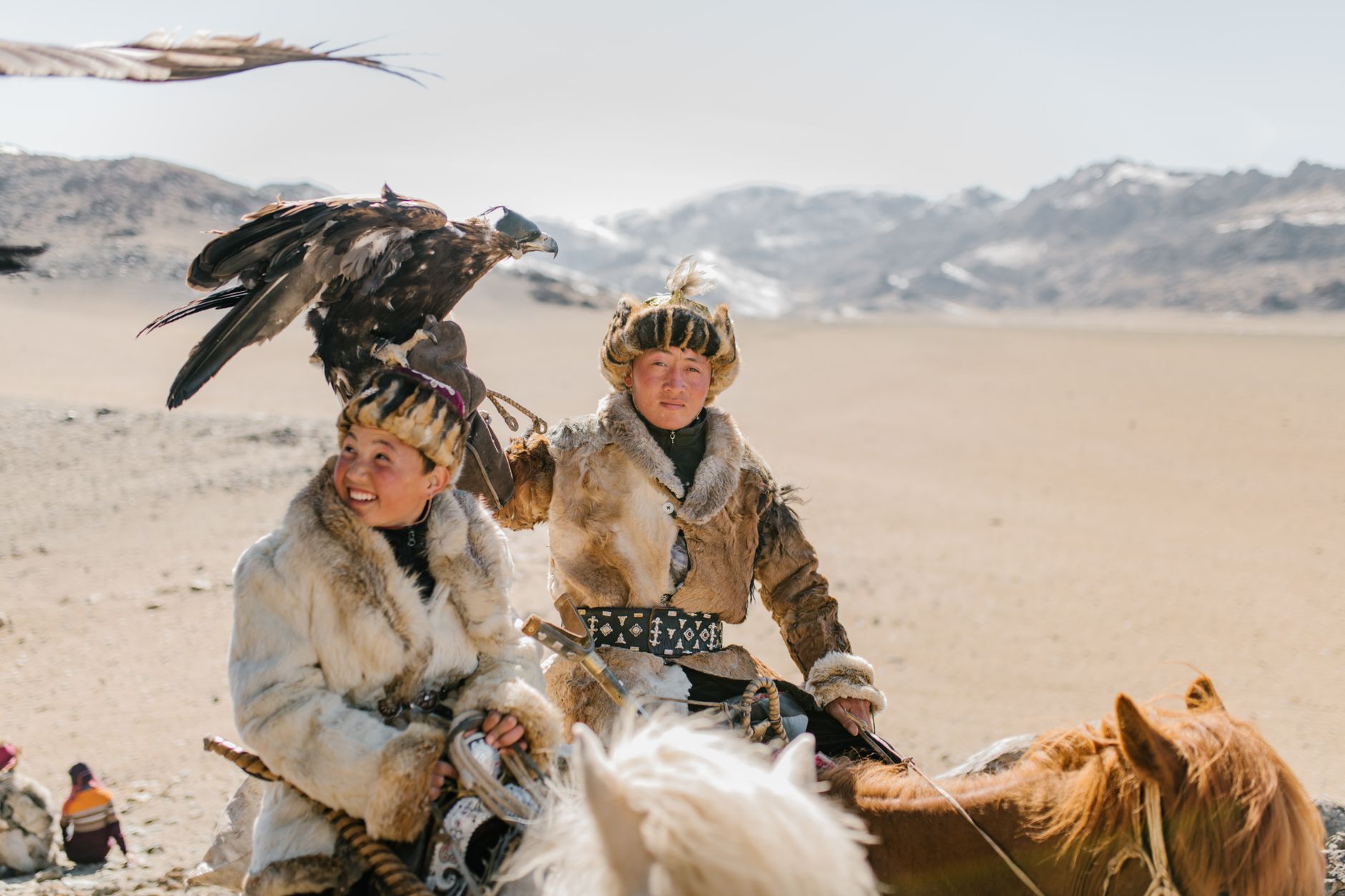 Images of 13-year-old Kazakh Eagle Hunter Birgen