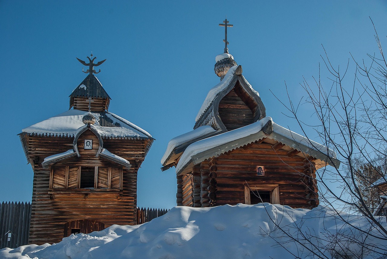 Lake Baikal and the Siberian landscape near Irkutsk