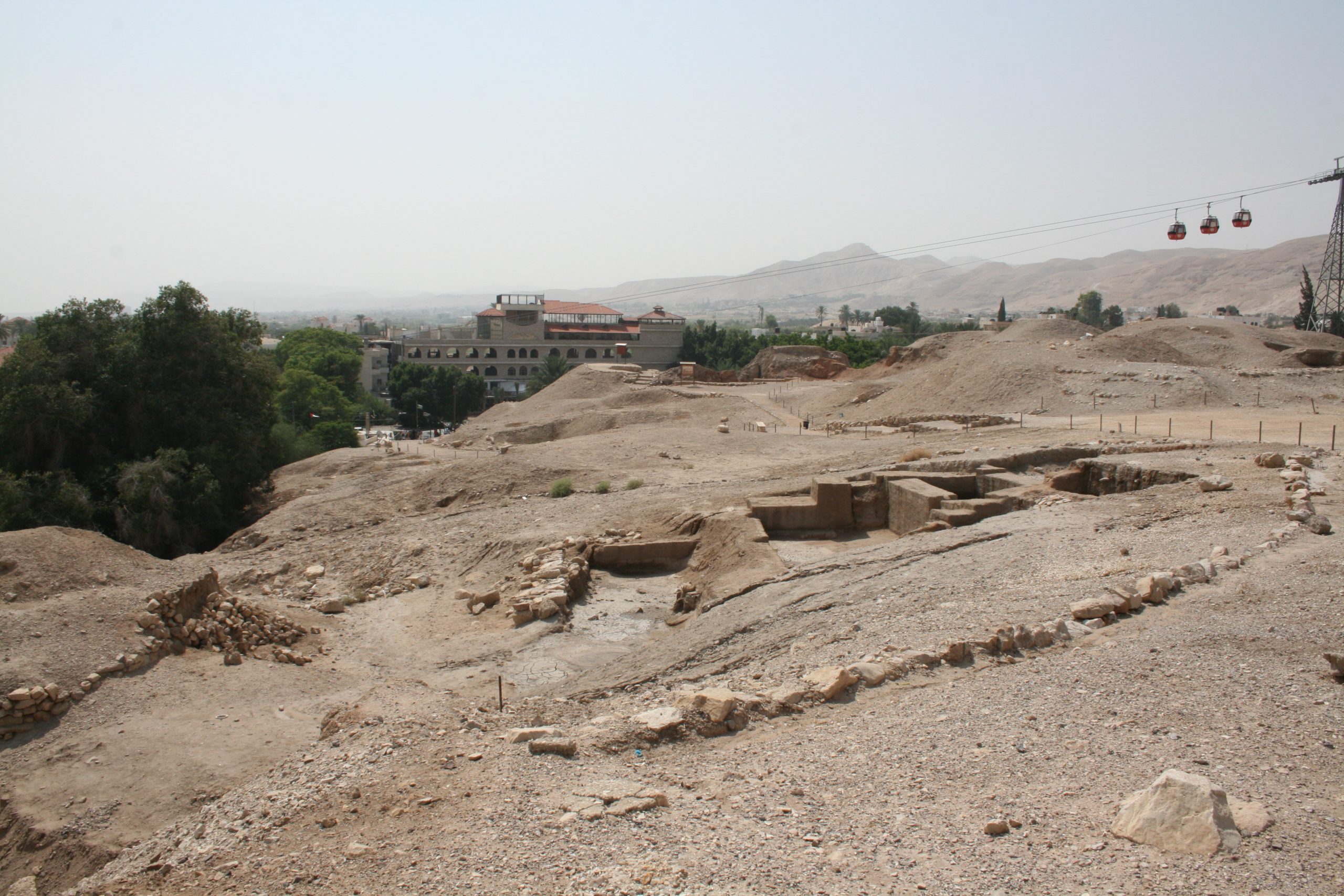 The slopes of Tell es-Sultan. Beneath this single mound lie the stacked remains of thousands of years of human settlement.