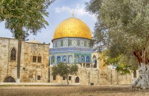A panoramic view over Jerusalem, the city sacred to Judaism and at the center of Jewish history and longing.