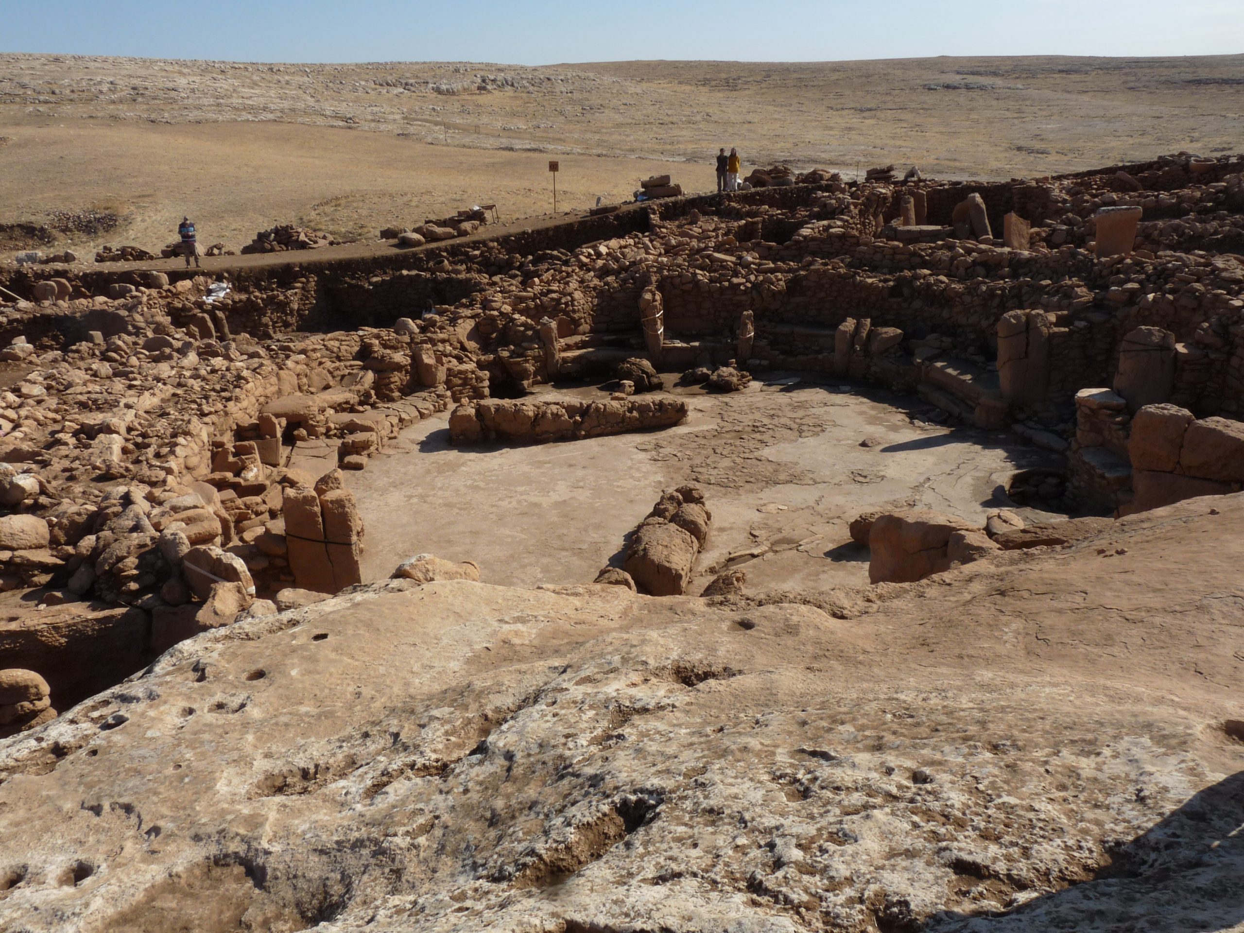 The excavation of Karahan Tepe in Şanlıurfa province, southeastern Turkey, a Neolithic site roughly 11,000 years old.