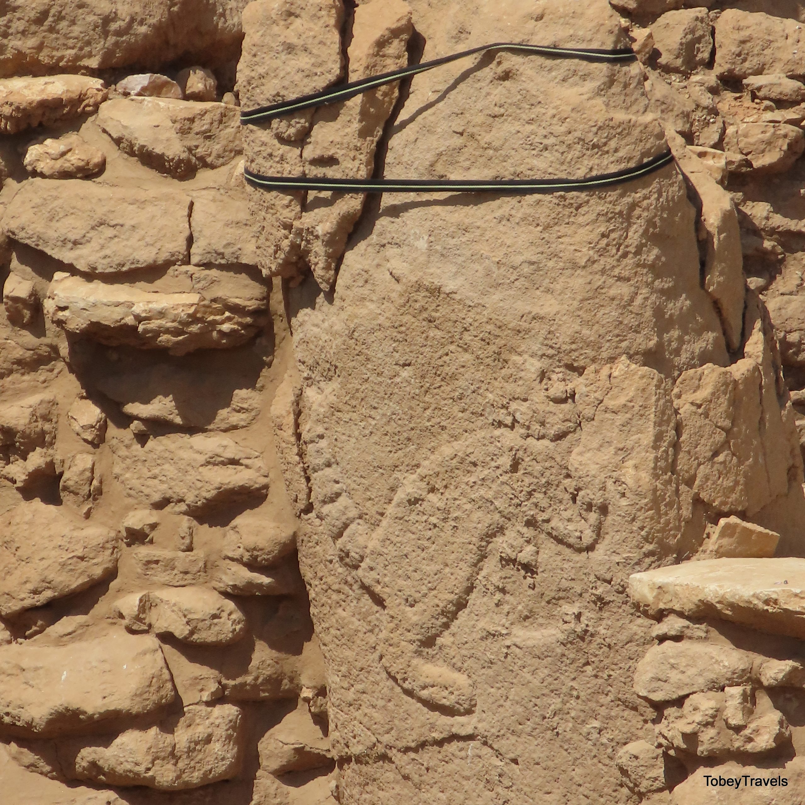 A fox carved in relief on one of the pillars at Karahan Tepe. As at Göbekli Tepe, animal imagery dominates the site’s art.