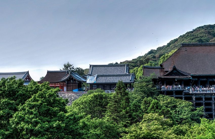 Kiyomizu-dera temple in the Higashiyama district of Kyoto