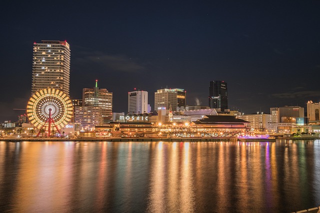 Kobe city and port