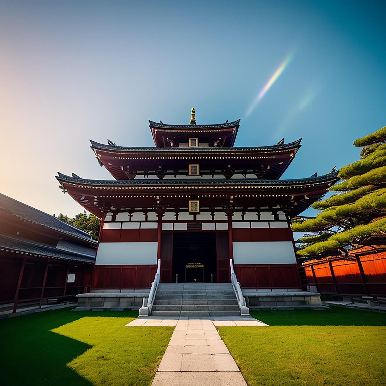 Kofuku-ji five-story pagoda in Nara, Japan