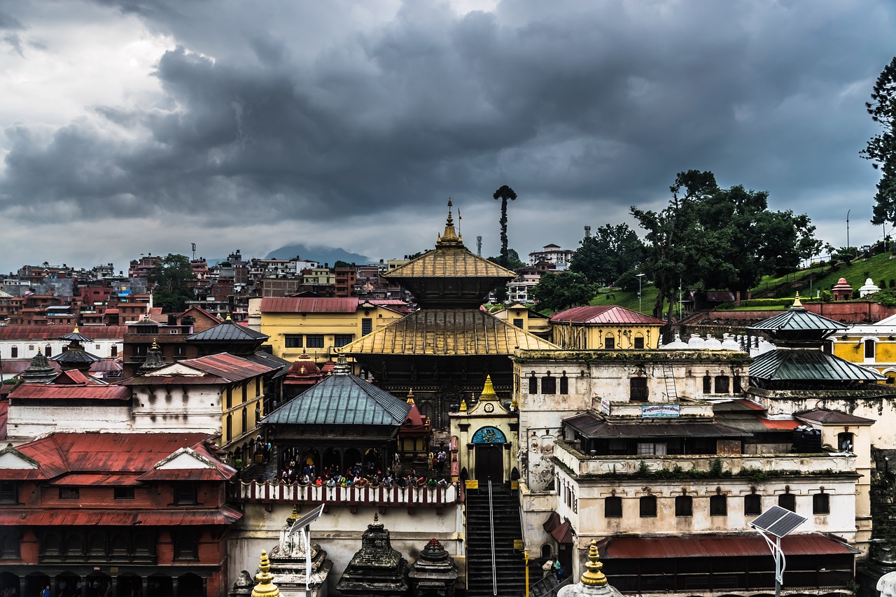 A Hindu temple, reflecting the faith of the Lhotshampa