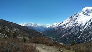 Mountain village in Nepal