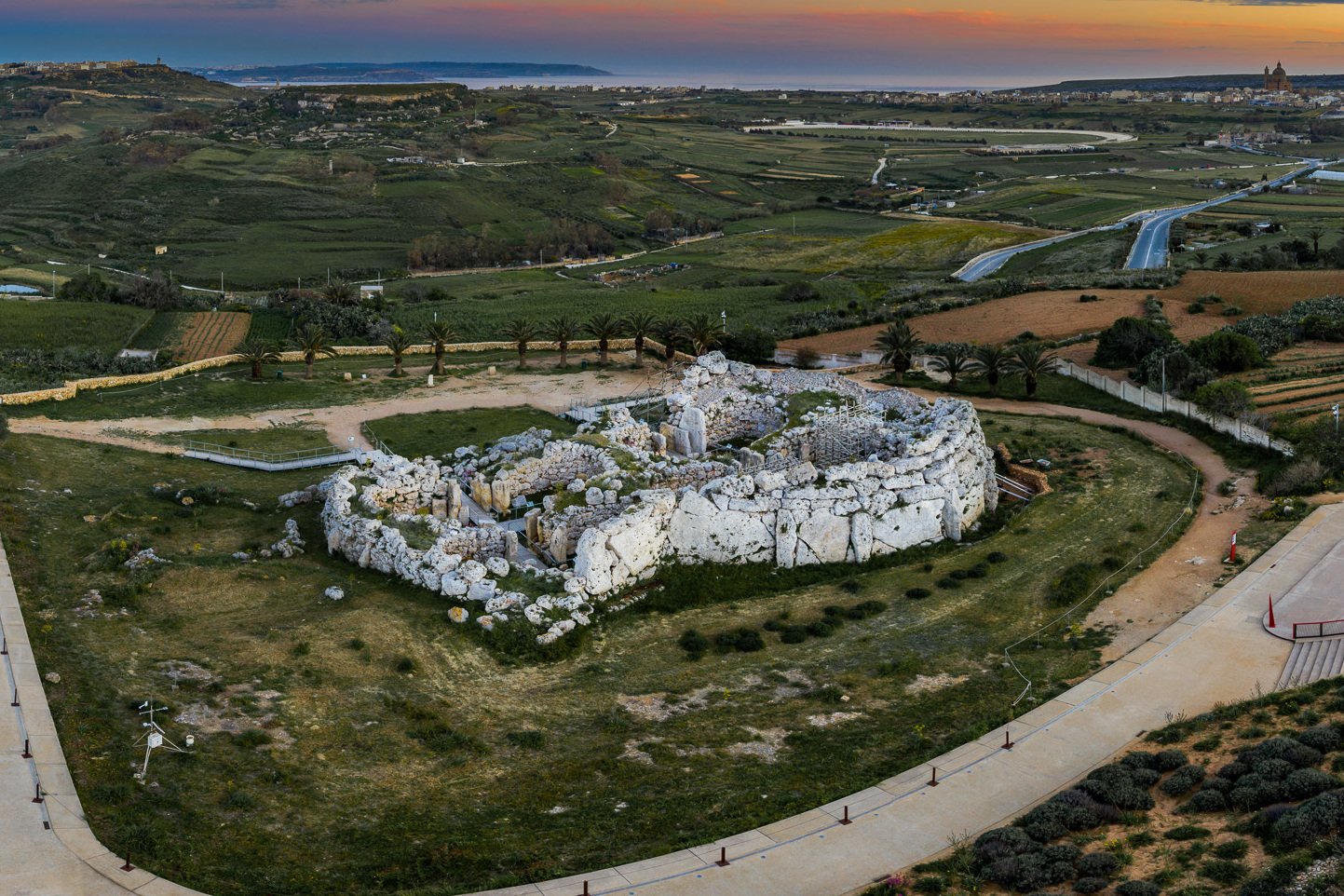 A view of the temple complex. Its huge blocks led islanders to believe only giants could have built it.