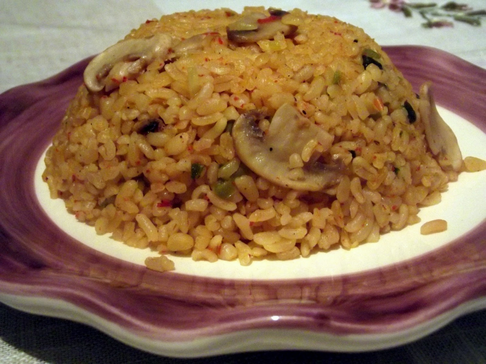 Mantarli Bulgur Pilavi Recipe and How to Make It – Aksaray