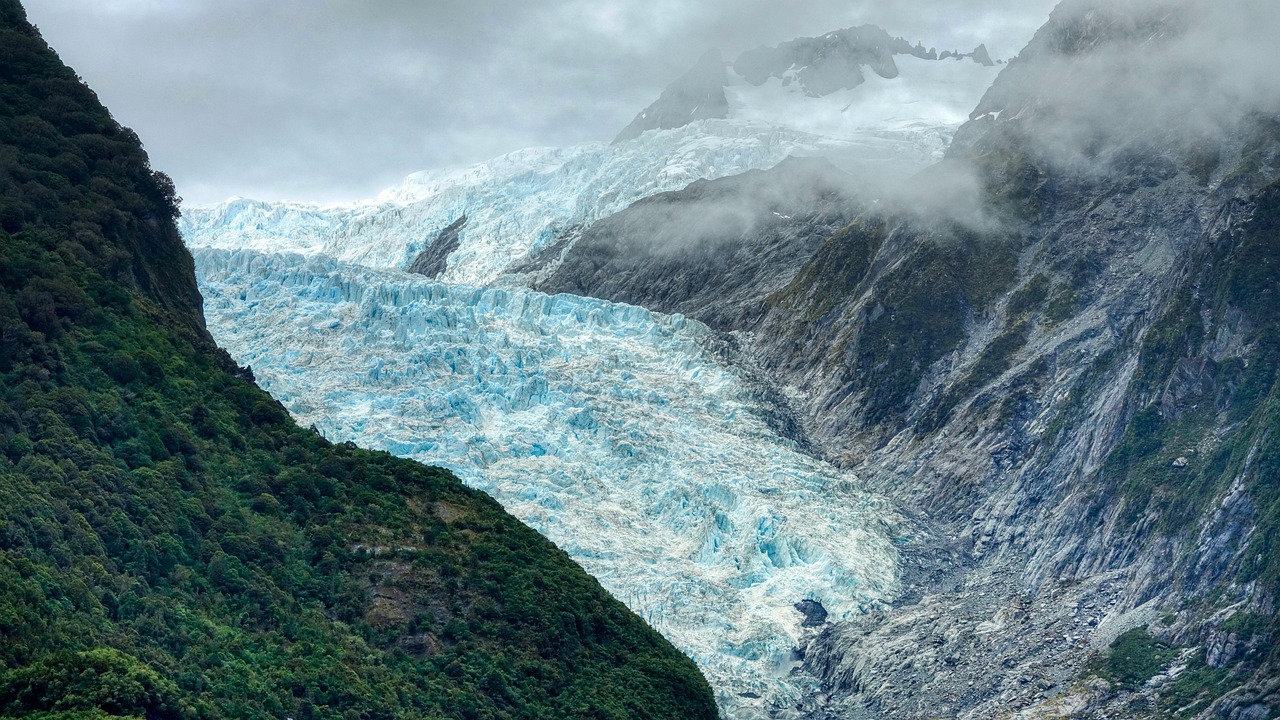 The mountainous landscape of New Zealand, the islands the Maori call Aotearoa