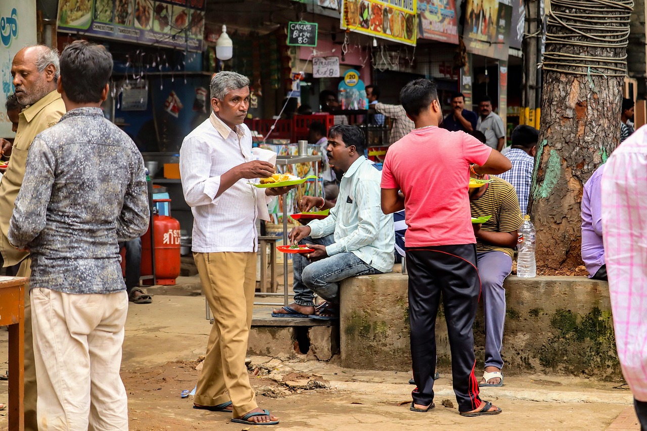 Indian street food of the kind for which Mumbai is famous