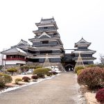 Matsumoto Castle reflected in water