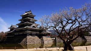 Matsumoto Castle and Japan Alps
