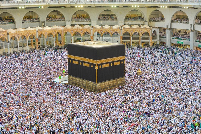 Minarets of Masjid al-Haram in Mecca
