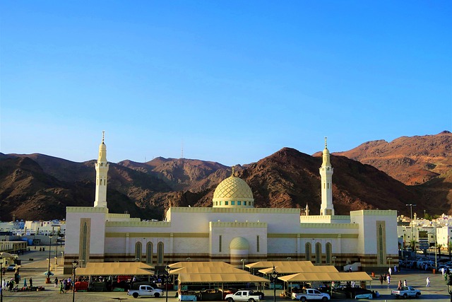 Mosque architecture in Medina