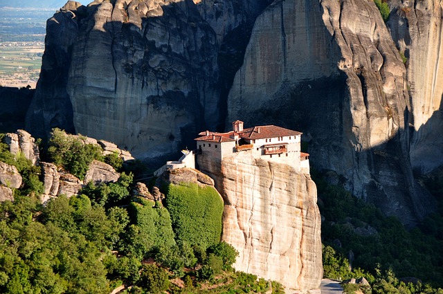 The rock formations and monasteries of Meteora