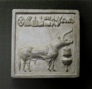 Unicorn. Mold of Seal, Indus valley civilization