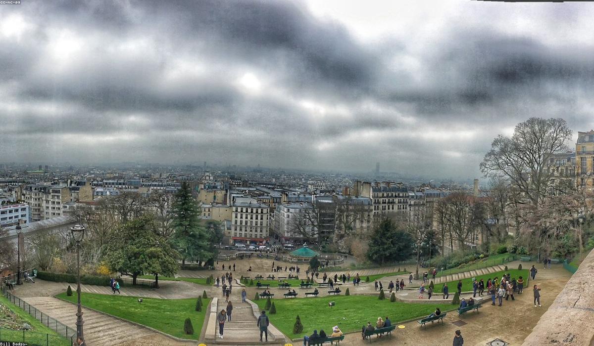 The Montmartre district of Paris