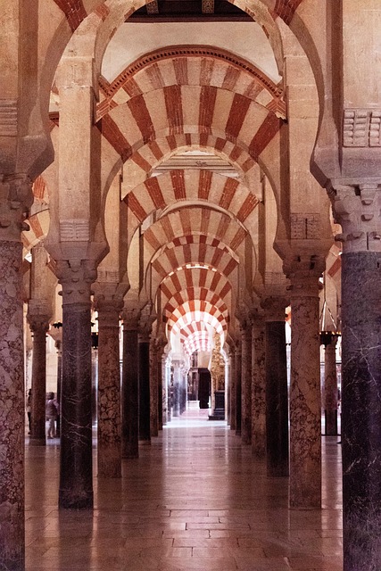 Interior columns of the Mezquita