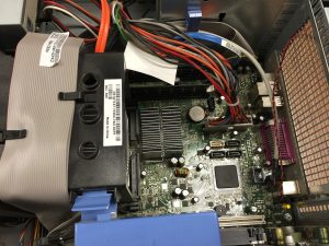 A computer motherboard