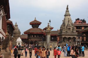 The pagoda temples and palace squares of Bhaktapur, a Newar city