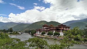 Punakha Dzong, the great fortress-monastery of the western valleys