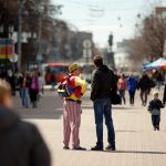 Bolshaya Pokrovskaya pedestrian street in Nizhny Novgorod