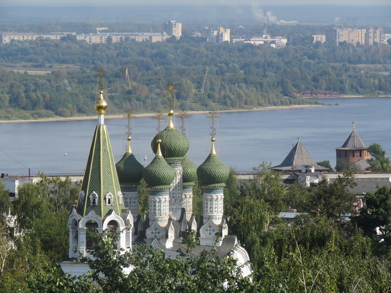 Central Nizhny Novgorod cityscape